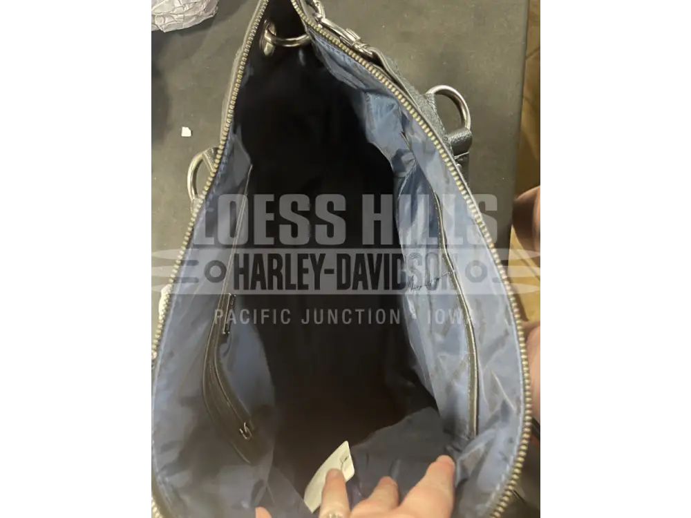 Women’s Black Classic Harley-Davidson Leather Satchel