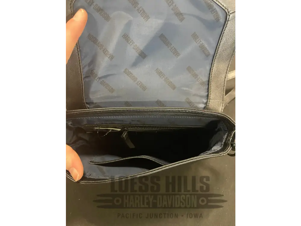 Women’s Black Cone Harley-Davidson Crossbody Purse