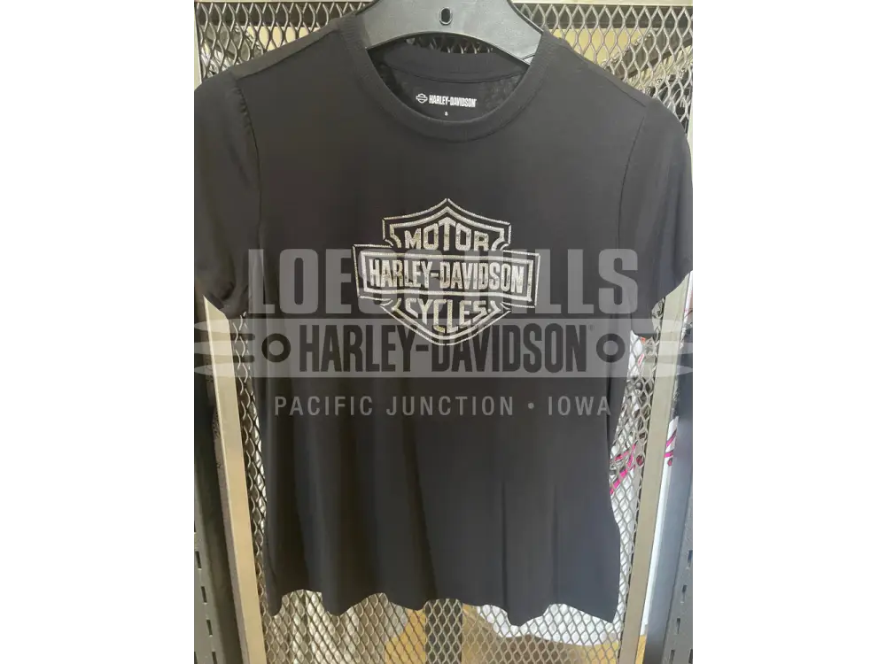 Women’s Bling Bar & Shield T shirt 96543 25VW Women’s T