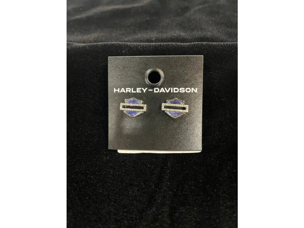 Women’s Harley-Davidson Bar & Shield Silver/Sodalite Blue
