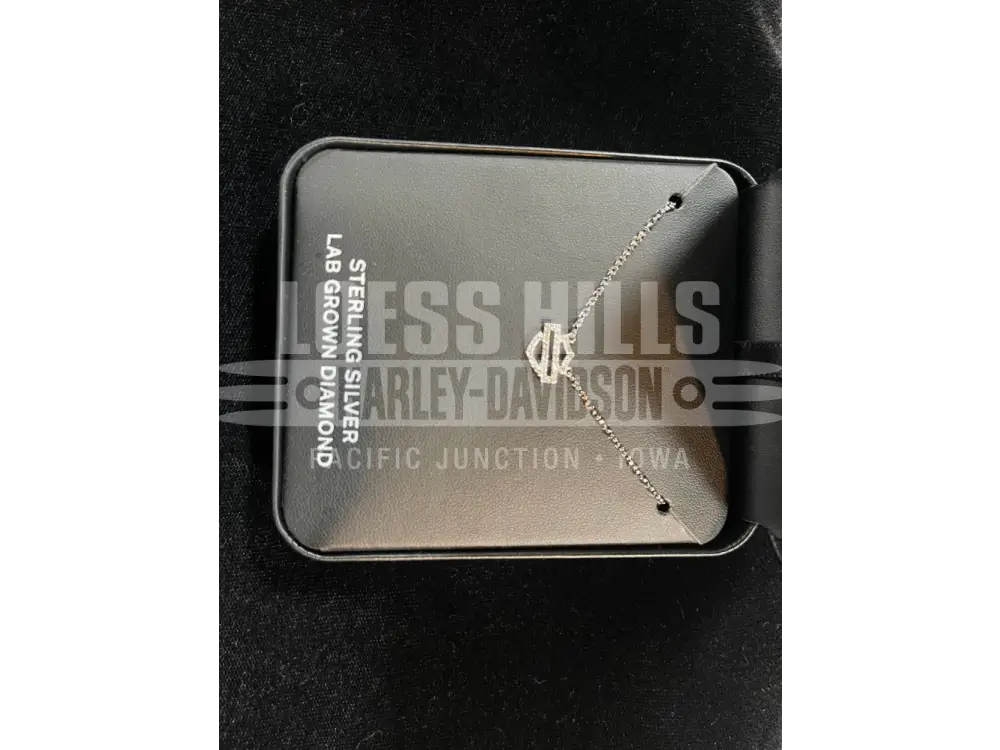 Women’s Harley Davidson Lab Grown Diamond Bar & Shield