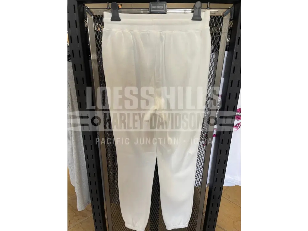 Women’s White Harley Davidson Sweatpants 96592 25VW Women’s
