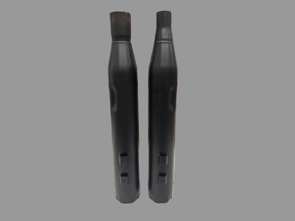 Bassani 1F745B - 4-1/2’’ Slip-On Mufflers - EXH-1 - Exhaust