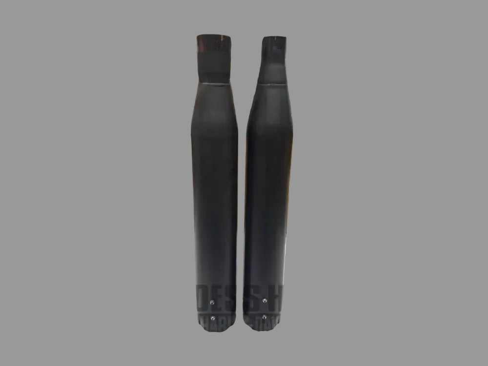 Bassani 1F745B - 4-1/2’’ Slip-On Mufflers - EXH-1 - Exhaust