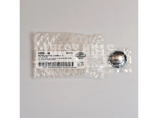 CALIPER INSERT SMALL CHROME H-D - DECORATIVE/TRIM