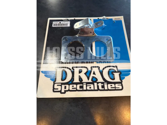Drag Specialties Chorme Steel Lay-Down License Plate Mount