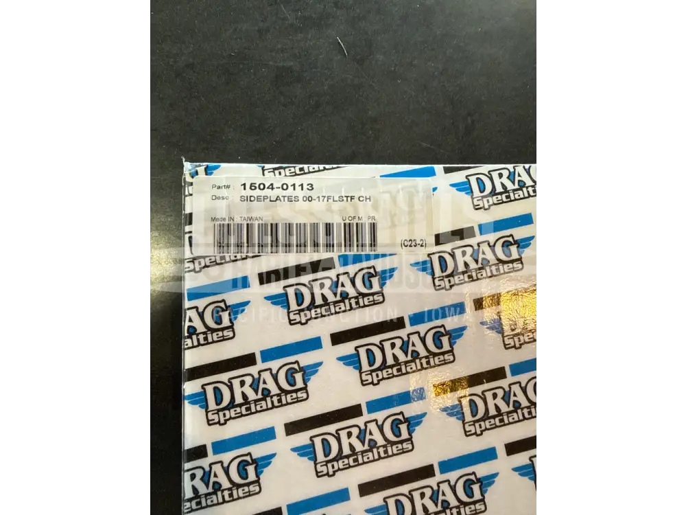 Drag Specialties Chrome Steel Sissy Bar Easy Mounting Side