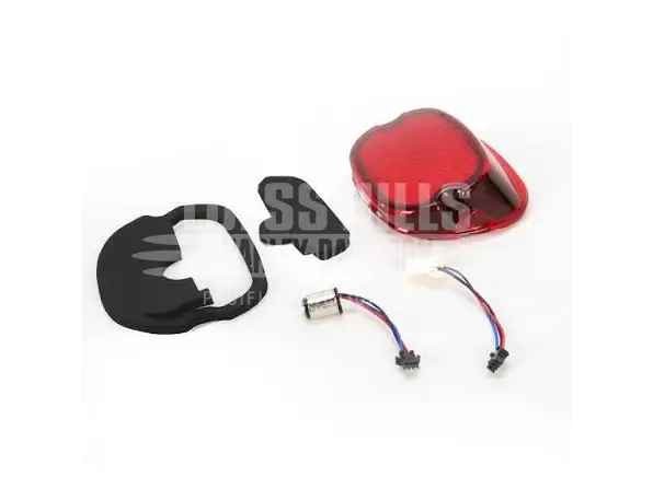 Drag Specialties Low-Profile L.E.D. Taillight w/Bottom Tag