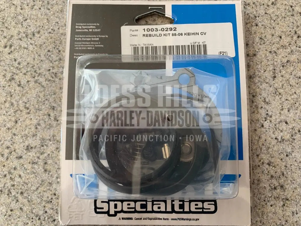 Drag Specialties Rebuild Kit for 88-06 Keihin CV Carbs