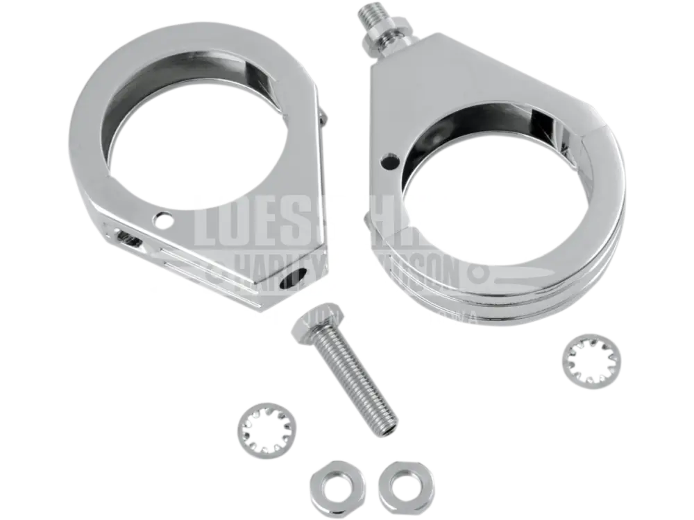 Drag Specialties Turn Signal Fork Clamp-49mm - 2040-0461