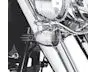 Front Turn Signal Visor Kit: 69758-05 - Chrome Trim