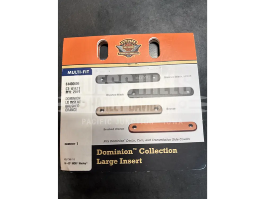 GENUINE HARLEY DAVIDSON Dominion Large Insert Brushed