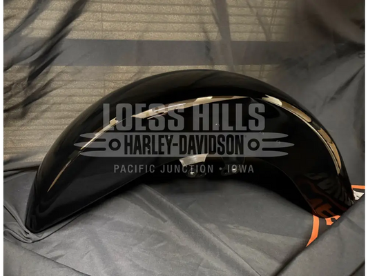 Genuine OEM Vivid Black Front Fender for Harley-Davidson