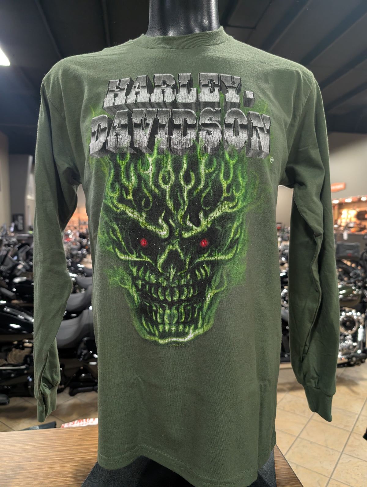 Loess Hills Harley-Davidson Men's HD Sinister Long Sleeve Shirt 402942660