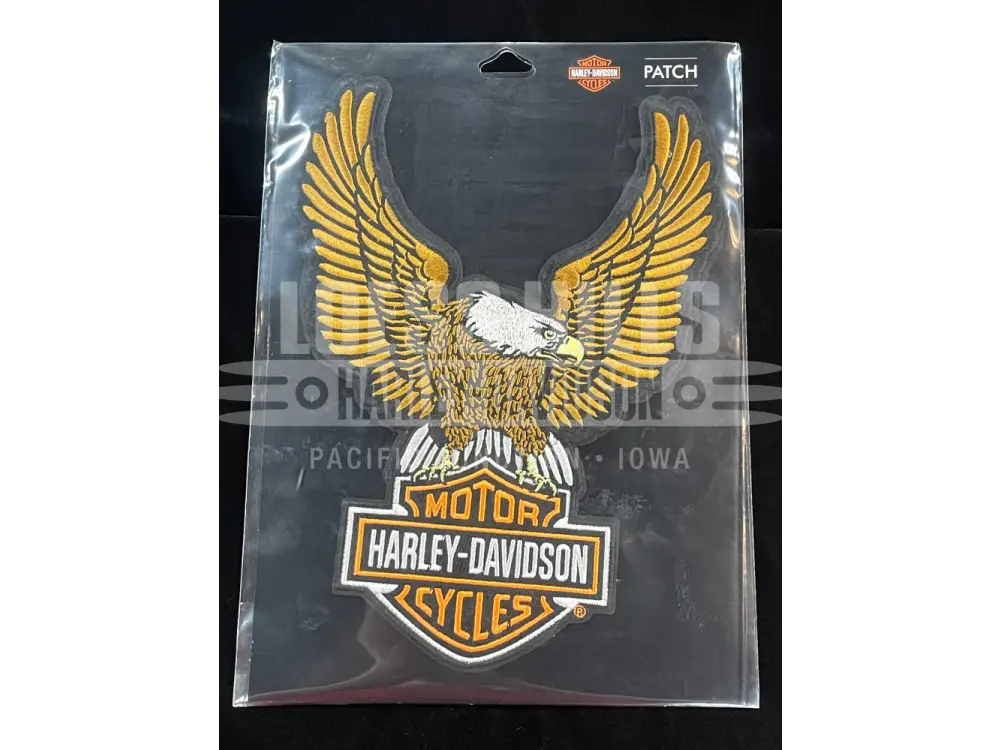 H-D Eagle B&S 10.25’’ Patch Brown (HD-179679) or Silver