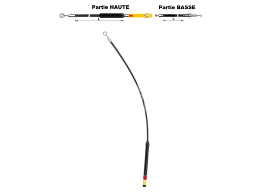 H-D Upper Clutch Cable 1353.9mm / 53.3’’ - 37200464 - CABLES