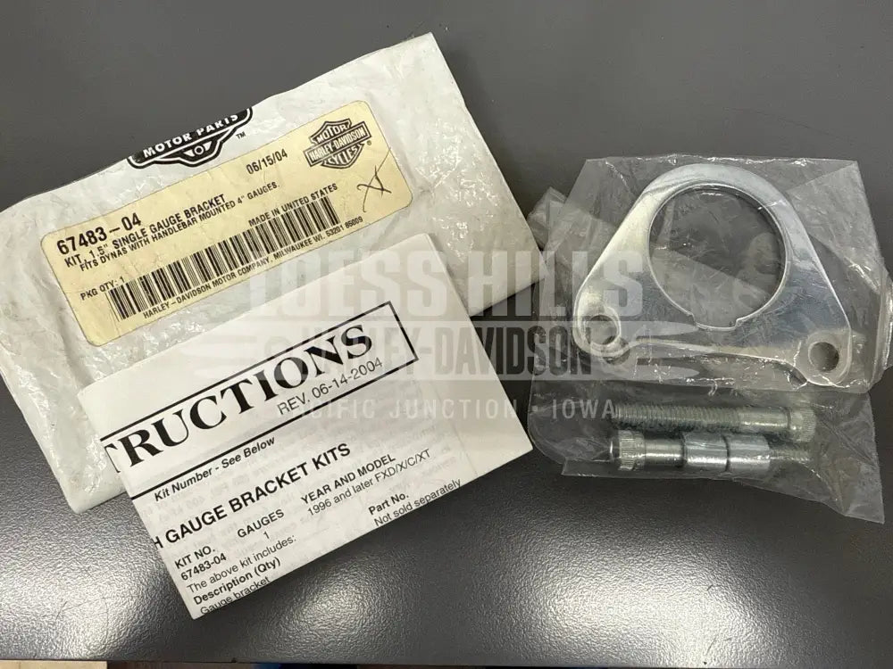 HARLEY DAVIDSON 1.5’’ Single gauge bracket - NOS - FXDX