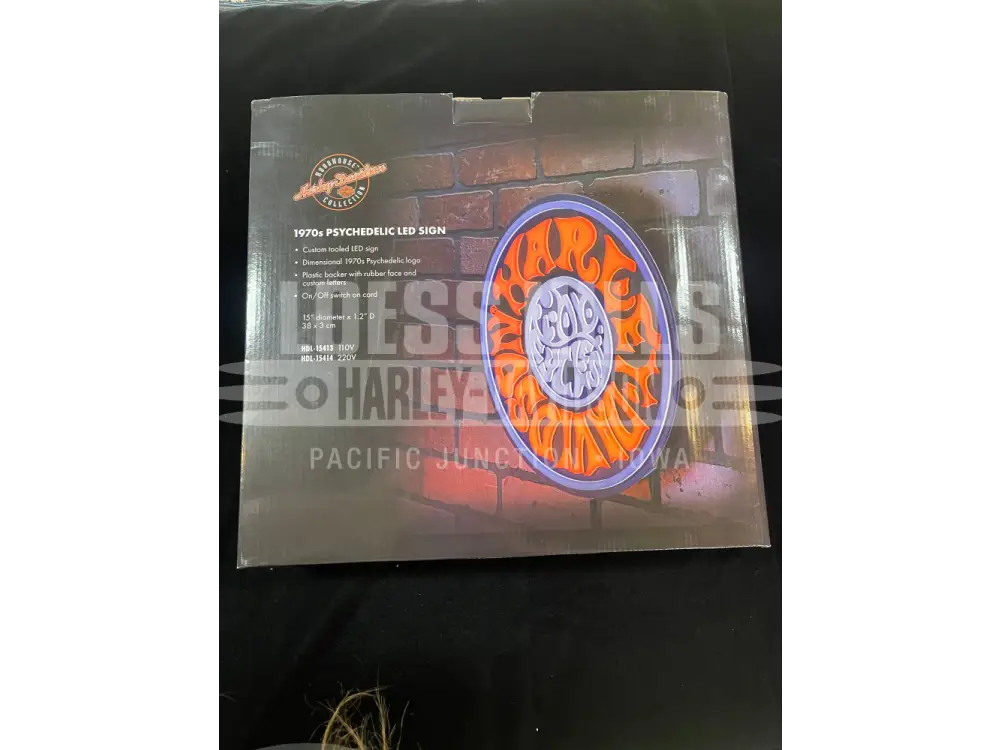 Harley-Davidson 1970’s Psychedelic LED Sign HDL-15413
