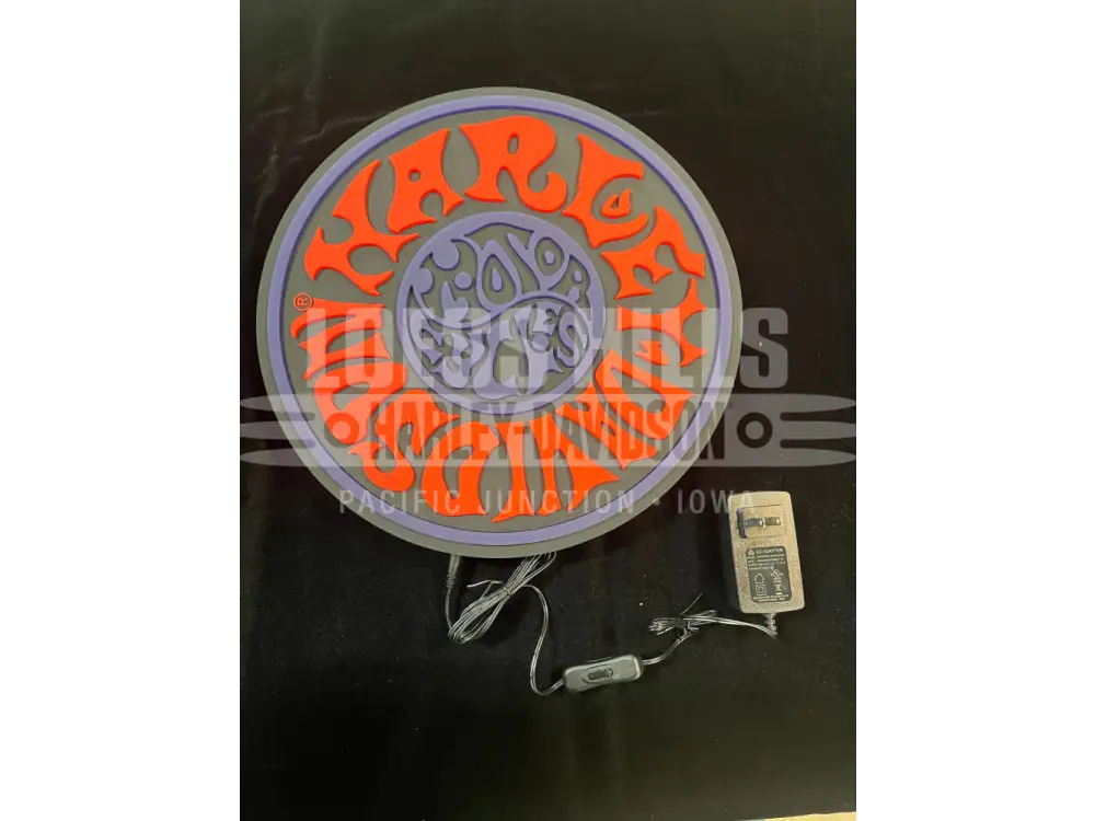 Harley-Davidson 1970’s Psychedelic LED Sign HDL-15413