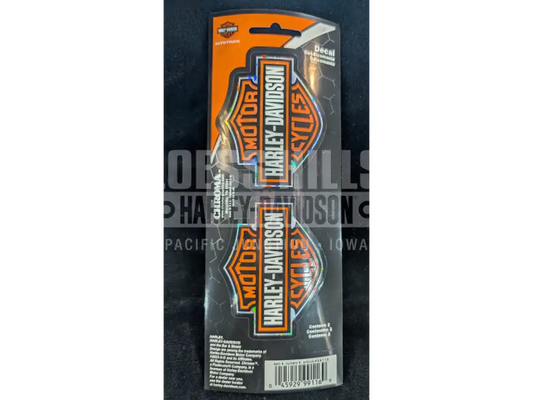 Harley-Davidson 2 piece Holographic Trim B&S Decal CG99116