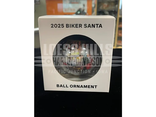 Harley-Davidson 2025 Biker Santa Ball Ornament HDX-99355