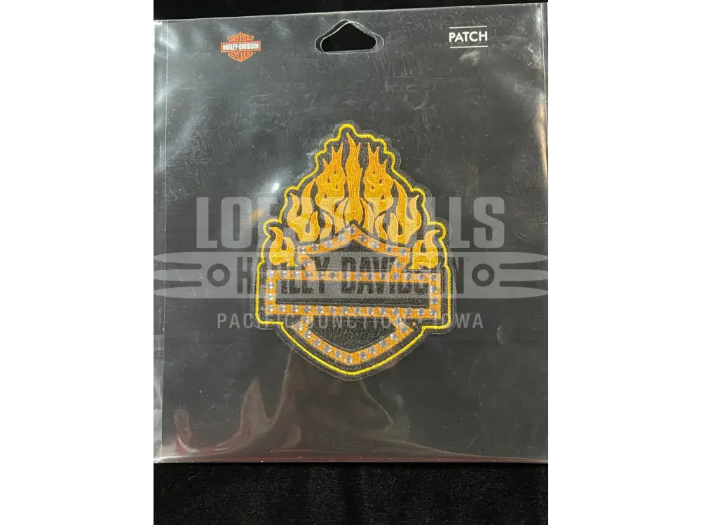 Harley-Davidson 4’’ Bling Flame Patch HD-215982-97