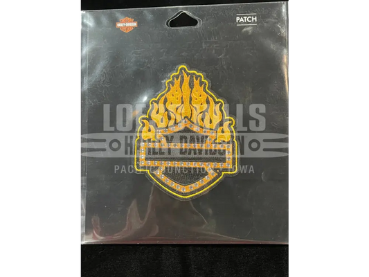 Harley-Davidson 4’’ Bling Flame Patch HD-215982-97