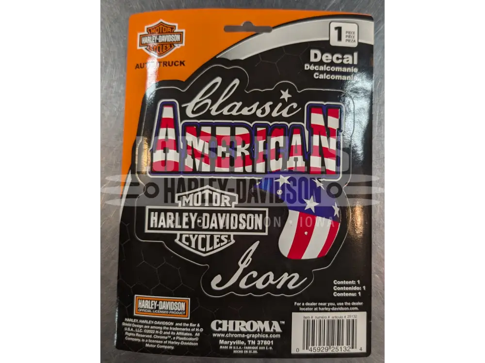 Harley-Davidson American Classic Patriotic Decal CG25132