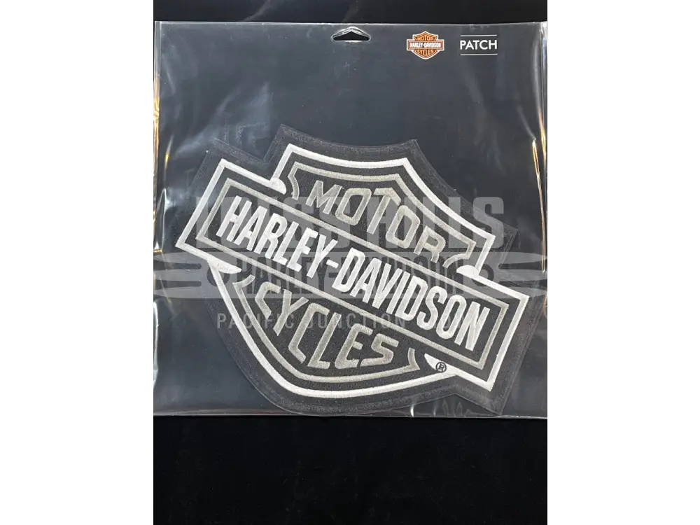 Harley-Davidson Bar & Shield Patch Grey (8011468) Orange