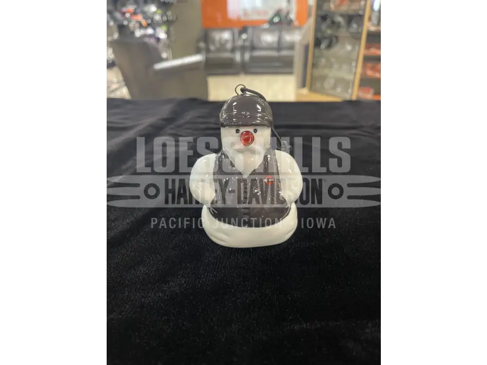Harley-Davidson Biker Snowman LED Ornament HDX-99318