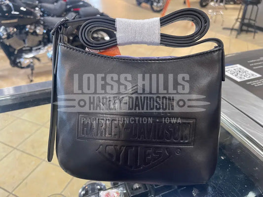Harley-Davidson Black Crossbody Purse MHW099 - Black - Purse
