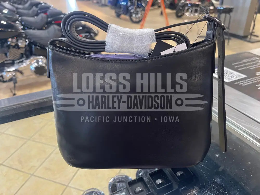 Harley-Davidson Black Crossbody Purse MHW099 - Black - Purse