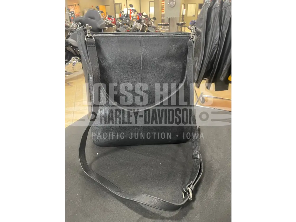 Harley-Davidson Black Flat Stud Shopper Hobo Bag MHW043