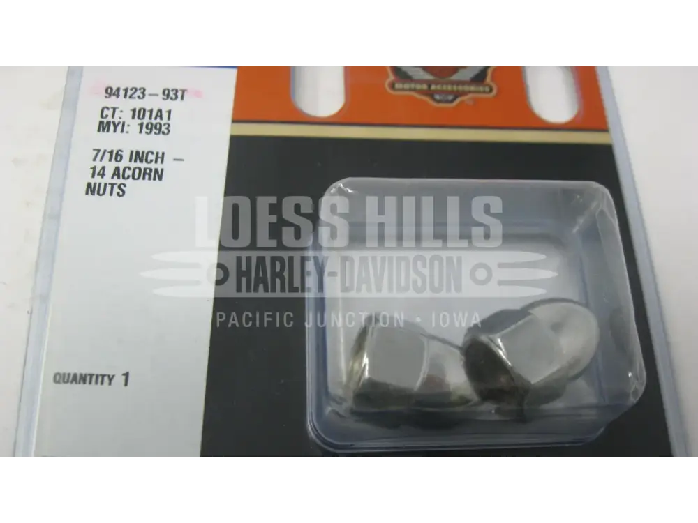 Harley-Davidson Chrome Acorn Nut Kit - 7/16’’ - 14 thread