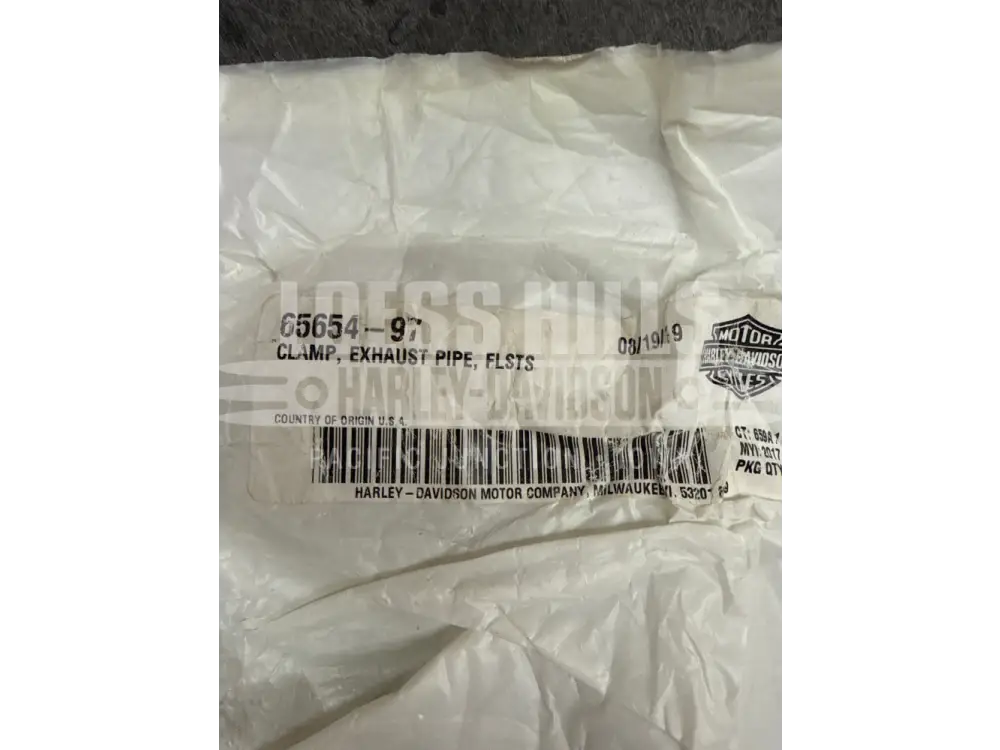HARLEY DAVIDSON CLAMP EXHAUST PIPE FLSTS - 65654-97