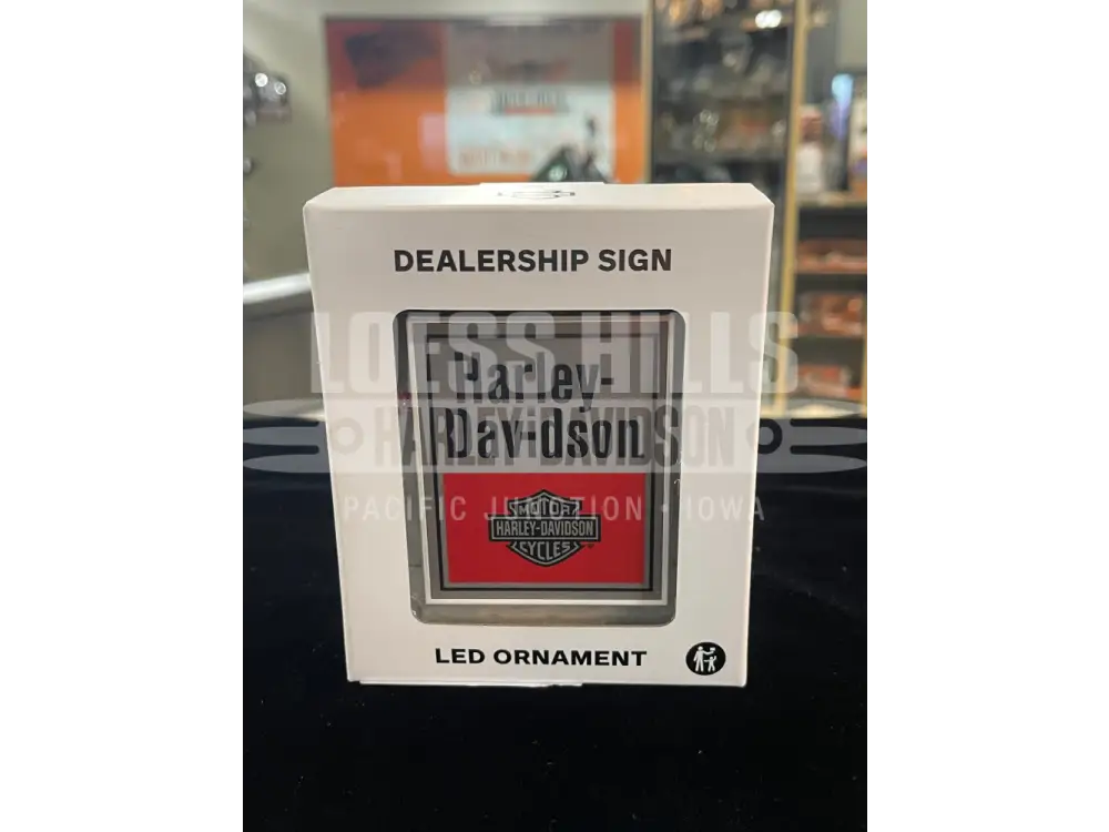 Harley-Davidson Dealership Sign LED Ornament HDX-99363