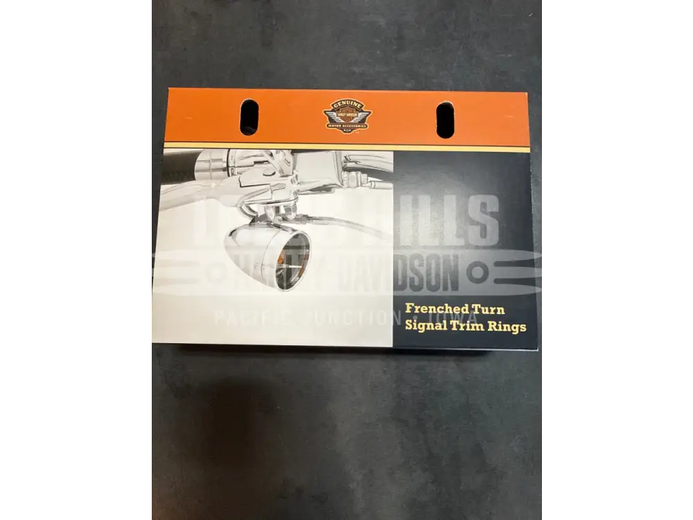 Harley Davidson Front Turn Signal Trim Ring Bullet Multi
