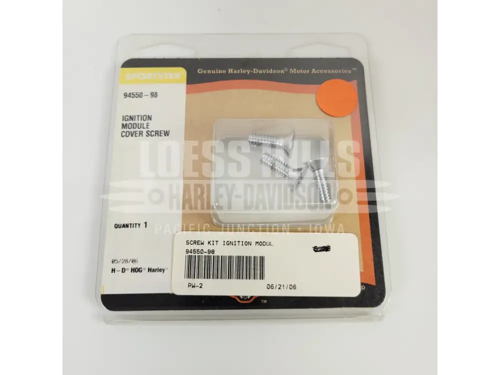 Harley Davidson Genuine NOS Chrome Ignition Module Cover