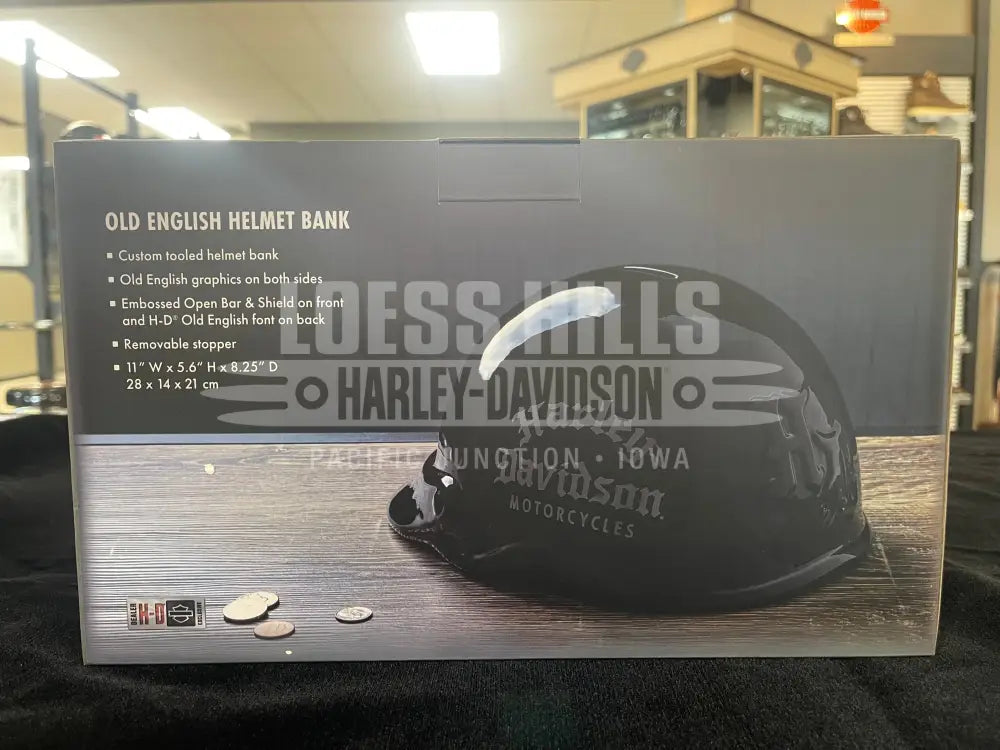 Harley-Davidson Helmet Piggy Bank HDX-99305 - Collectables