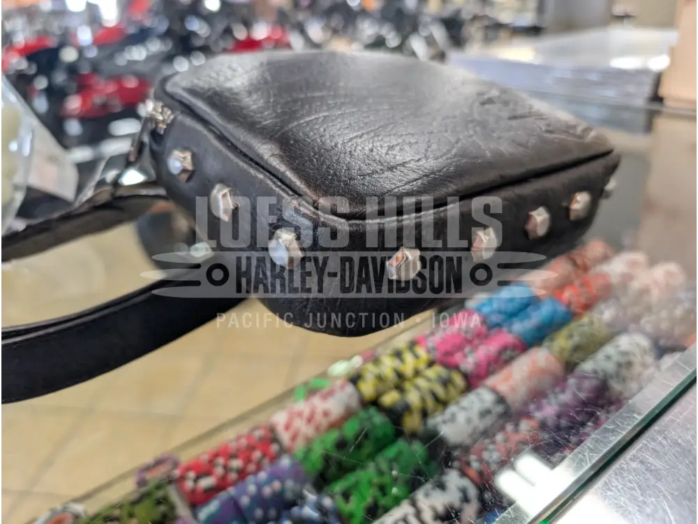 Harley-Davidson Hex Stud Belt Purse MHW223/08 - Black