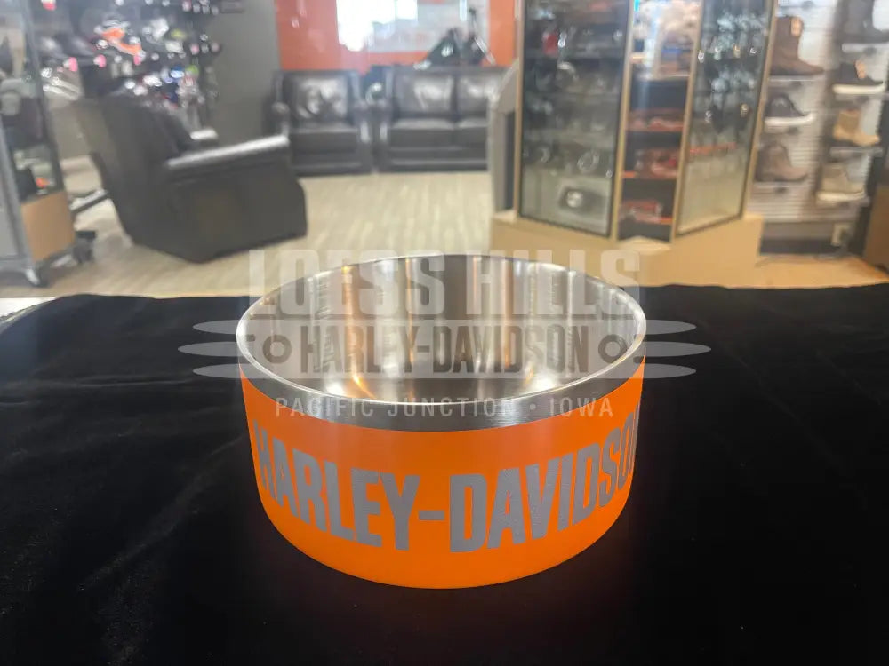 Harley-Davidson Large Stainless Steel Dog Food Bowl