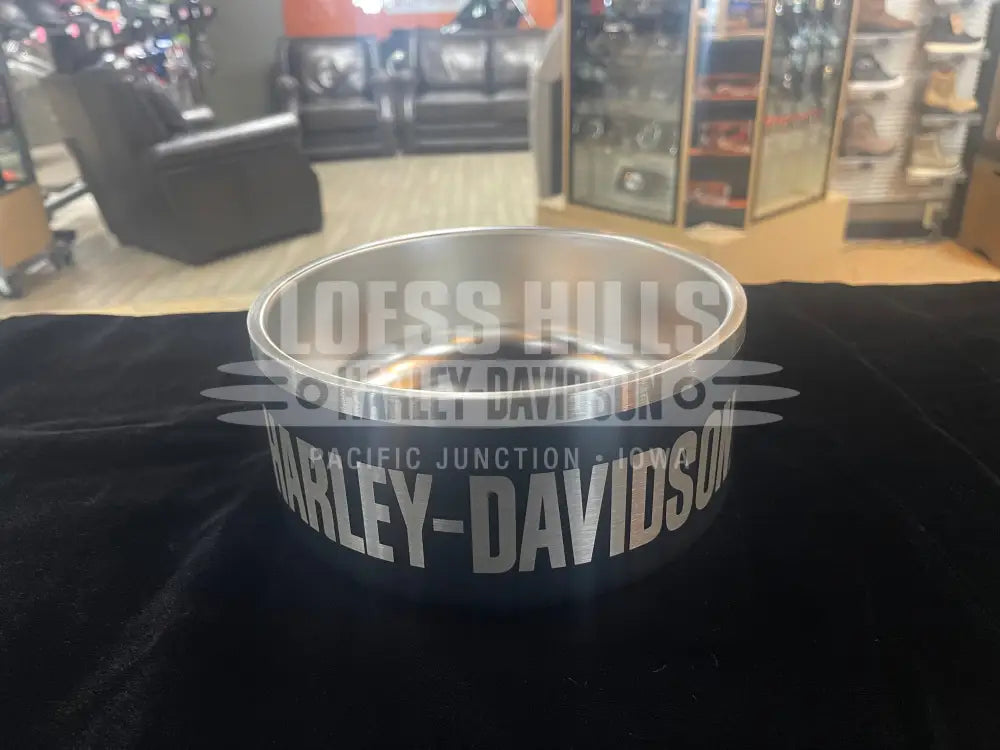 Harley-Davidson Large Stainless Steel Dog Food Bowl