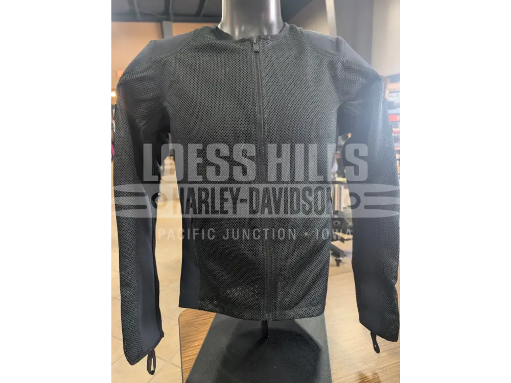 Harley-Davidson Men’s Black Mesh HD Shield Jacket