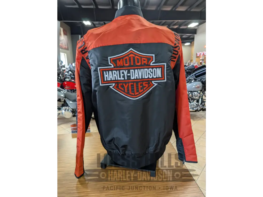 Harley-Davidson Men’s Black & Orange Jacket 97405-26VM