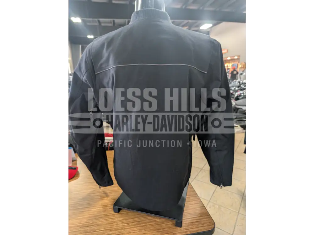 Harley-Davidson Men’s Black Textile Bomber Jacket