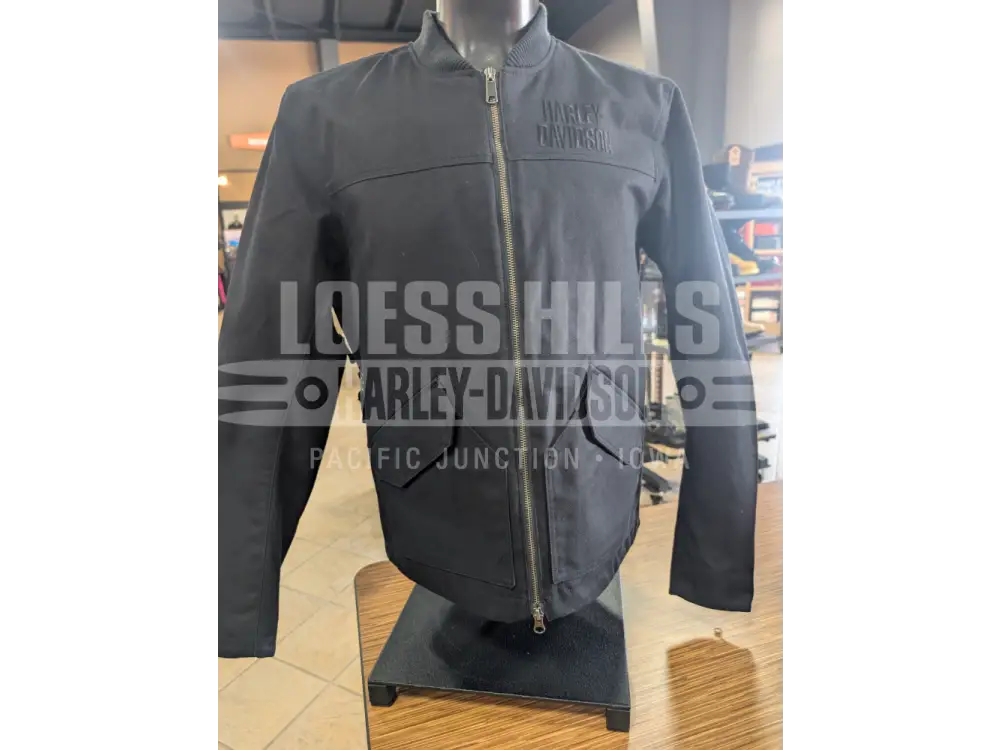 Harley-Davidson Men’s Black Textile Bomber Jacket