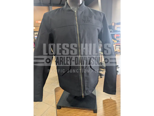 Harley-Davidson Men’s Black Textile Bomber Jacket