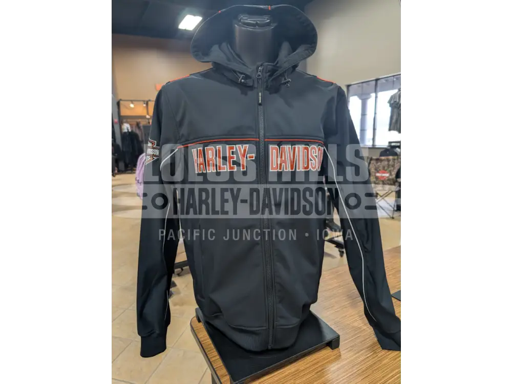 Harley-Davidson Men’s Black Windproof Soft Shell Jacket