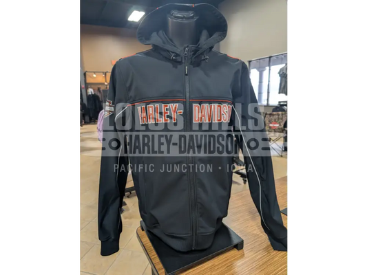 Harley-Davidson Men’s Black Windproof Soft Shell Jacket