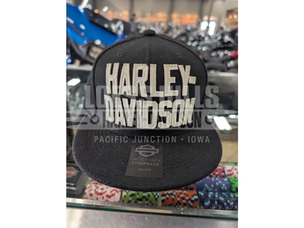 Harley-Davidson Men’s Block Font Switchback Adjustable Cap